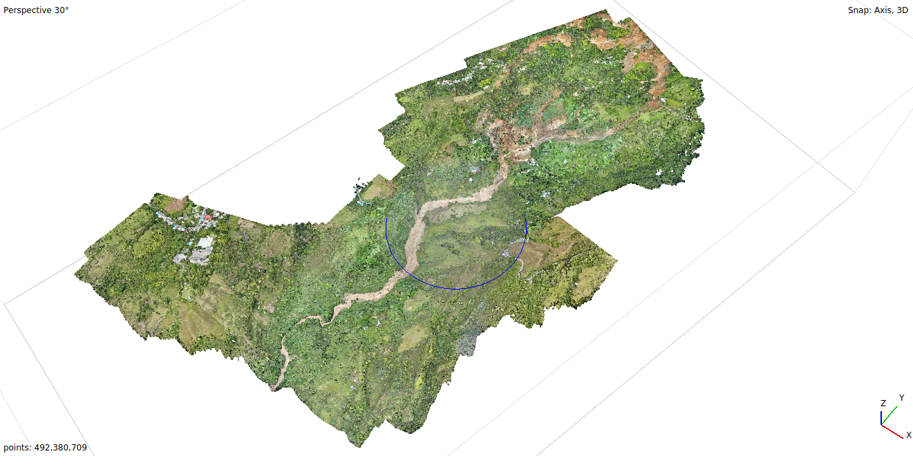 Dense point cloud for 14/01/2023